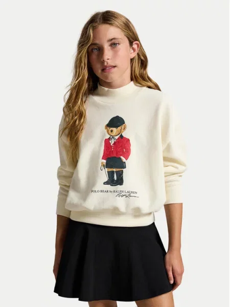 Polo Ralph Lauren Pulóver Krém Boxy Fit