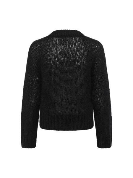Dzianinowy sweter Part Two czarny