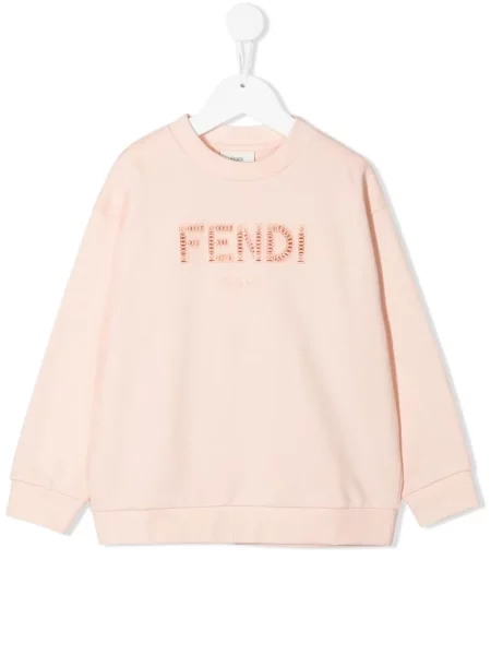 Bluza dziecięca Fendi różowa