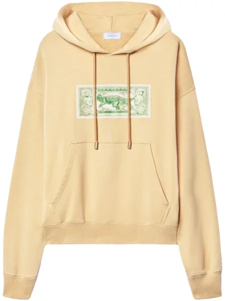 Hanorac cu glugă Off-white alb