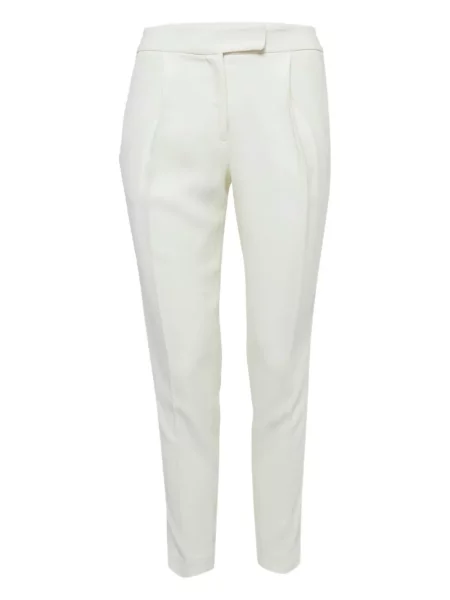Pantaloni Elie Saab cu dungi alb