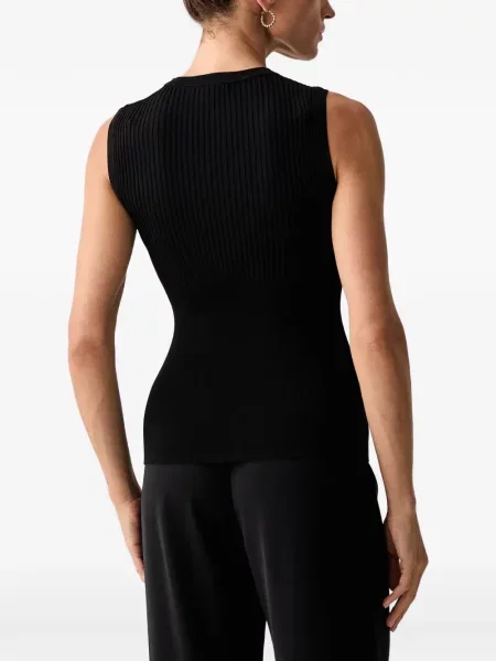 Top Armani Exchange cu autograf negru