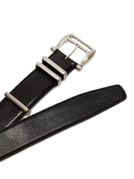 Cu centură curea Ermanno Scervino din piele cu cataramă negru