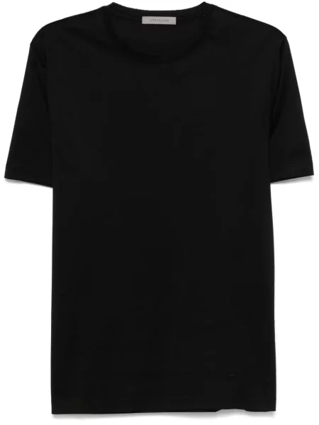 Tricou Corneliani cu broderie negru