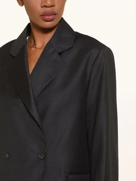 Loulou De Saison Marynarka Oversize Donau schwarz czarna