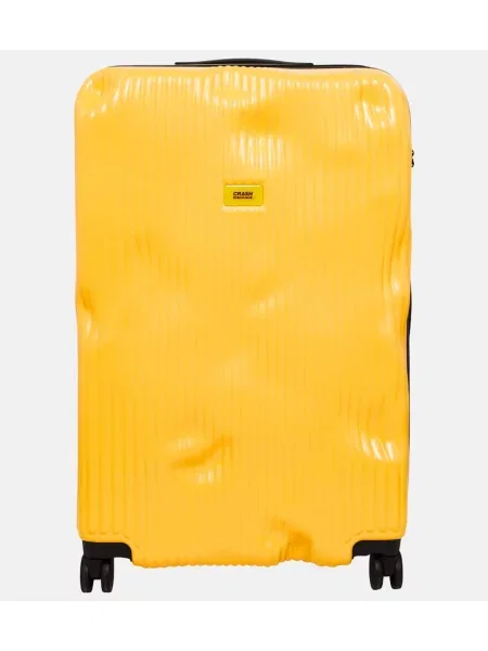 Prugasti koferić Crash Baggage žuta