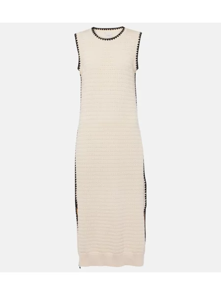 Rochie midi Varley tricotate până la genunchi de costum