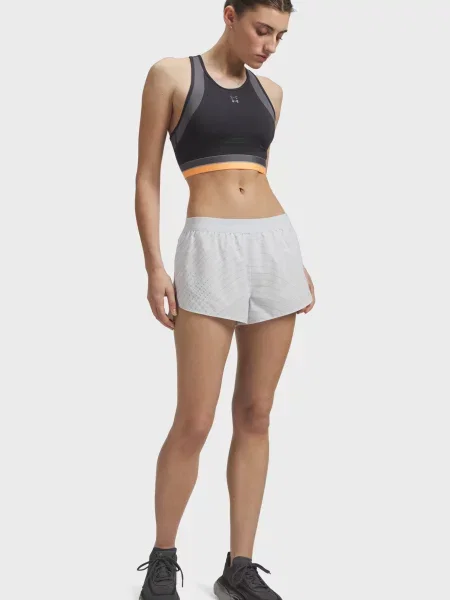 Шорты Under Armour в полоску для бега серые