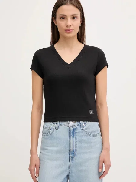 Tričko Calvin Klein Jeans černá