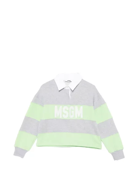 Koszulka polo dziecięca Msgm szara