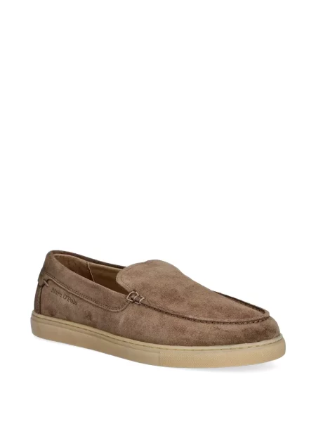 Κιλότα Marc O'polo σουέτ slip-on καφέ