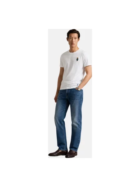 Dzianinowa koszulka polo Polo Ralph Lauren biała