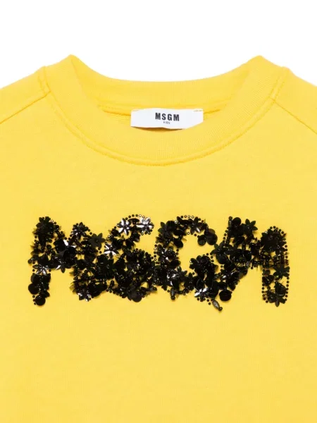 Bluza dziecięca Msgm żółta