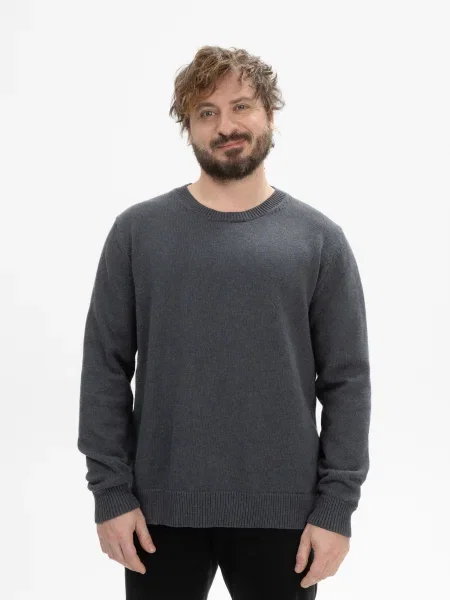 MELA Pulover Charun metalic gri