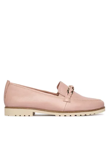 Loafersy Tamaris różowe