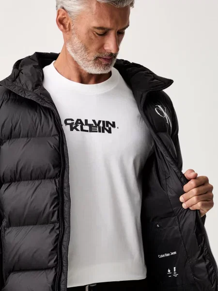Calvin Klein Jeans капитонирано яке мъжко черно