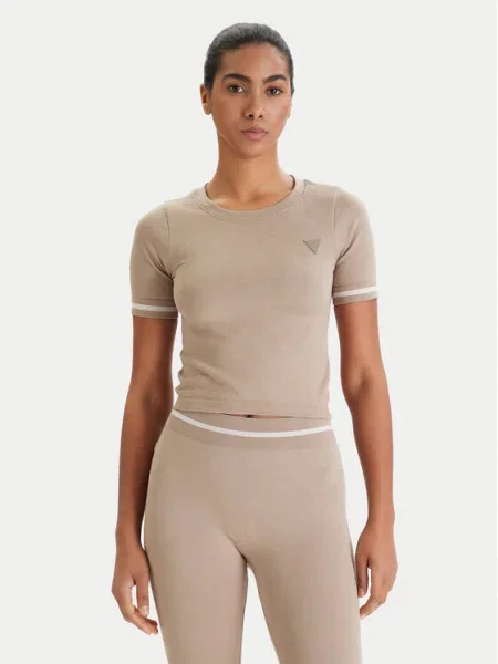 Guess Tricou Bej verde