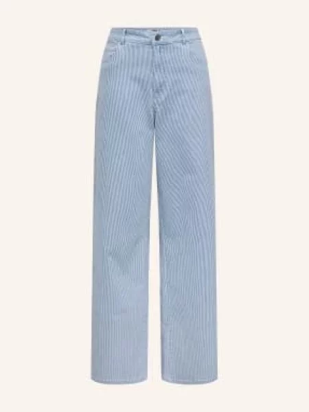 Only Široké Džíny light blue denim/cloud dancer modré