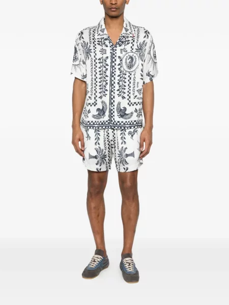 Pantaloni scurți Rhude alb