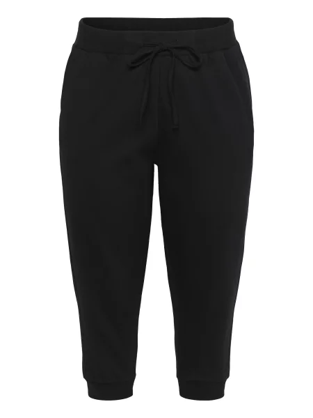 KAFFE CURVE Kalhoty KCAnn' černá