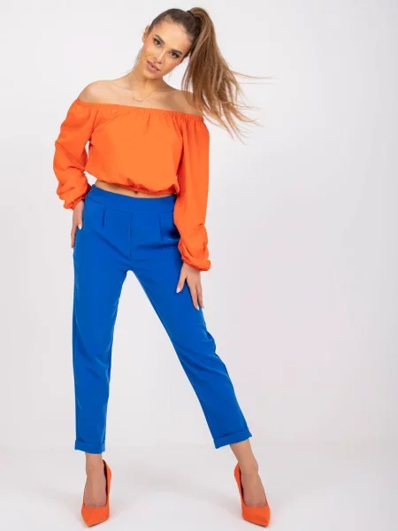 Nohavice Italy Moda modrá