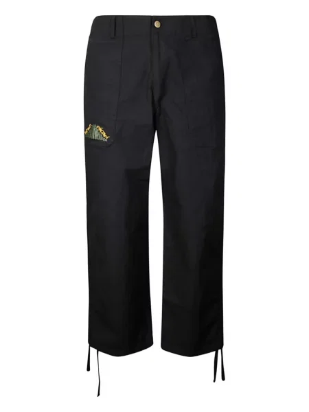 Pantaloni Brain Dead cu broderie negru