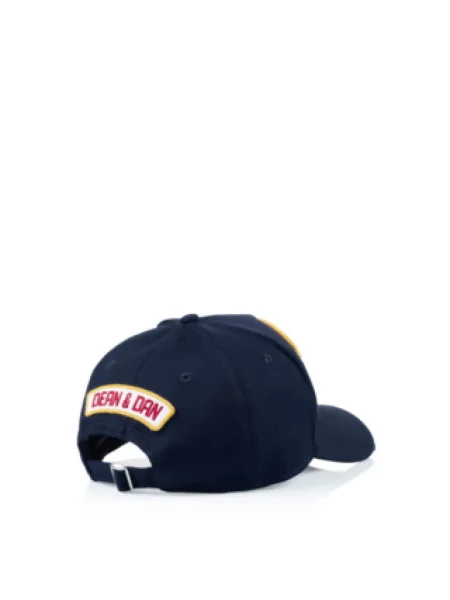 Czapka z daszkiem Dsquared2 niebieska