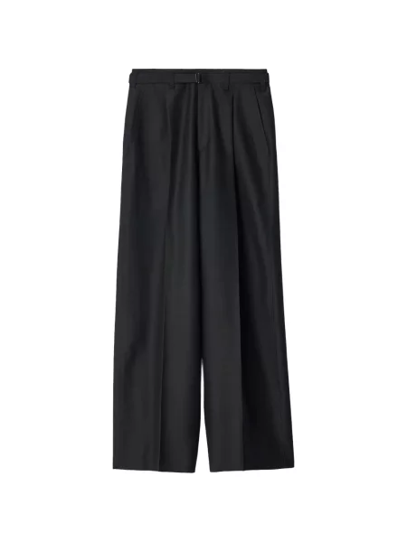 Pantaloni Lemaire de lână negru