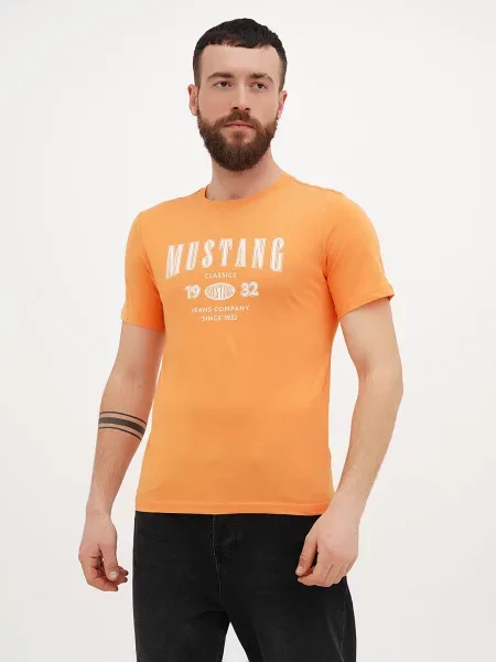 Футболка Mustang Jeans Austin помаранчевий