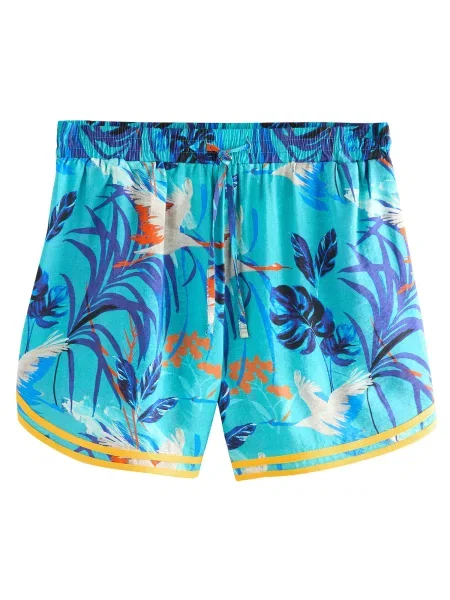 Next Kalhoty námořnická modř / azurová offwhite oranžová