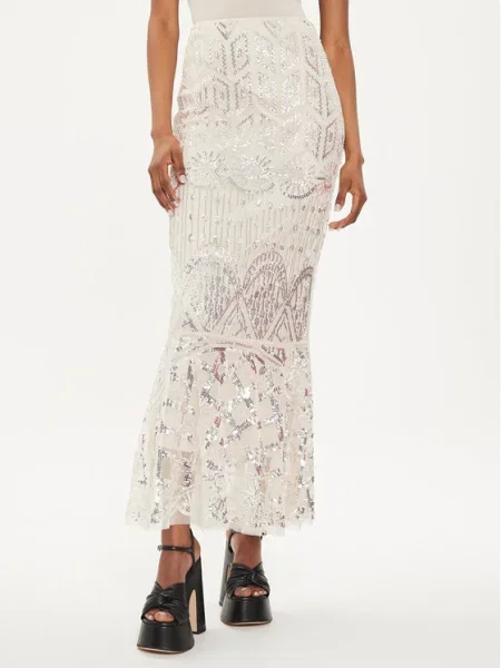 Marciano Guess Fustă tip creion Écru