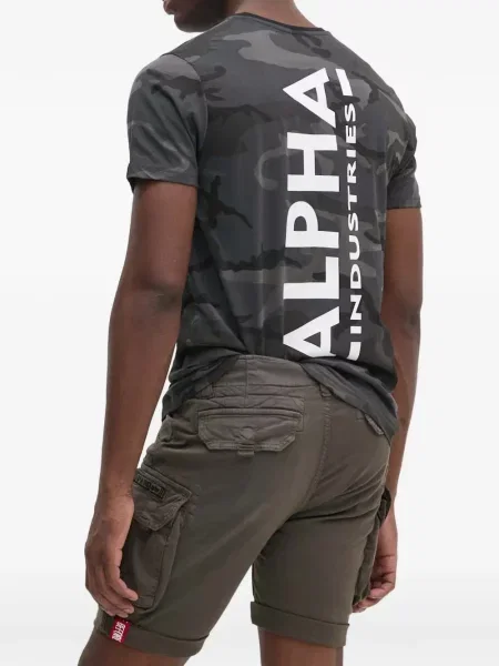 Pantaloni scurți cargo Alpha Industries verde