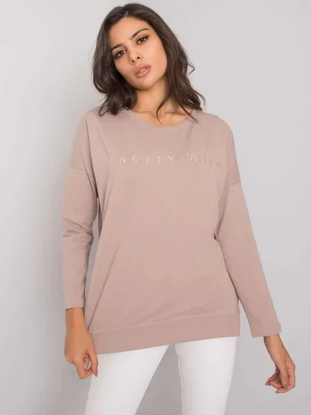 Bluză Fashionhunters bej