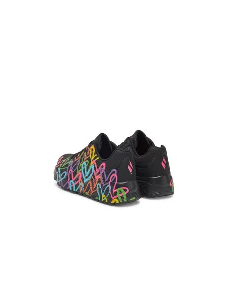 Tenisice Skechers Uno Lite-Spread The Love crna