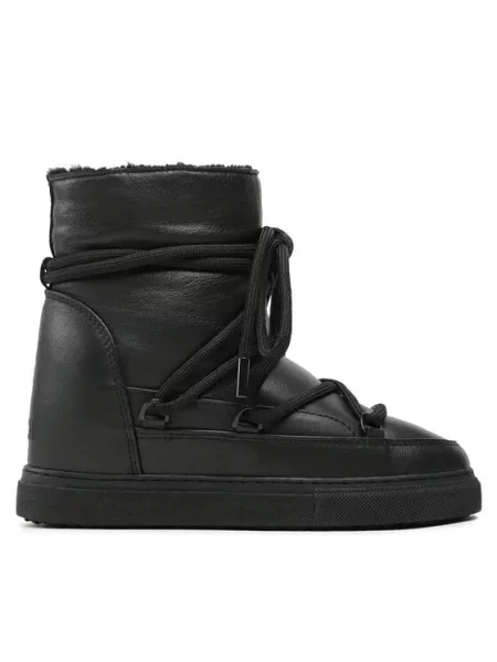 Inuikii Μπότες Χιονιού Full Leather μαύρο