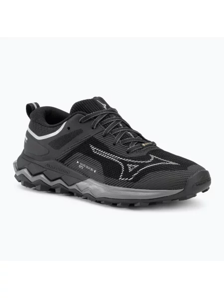 Дамски обувки за бягане Mizuno Wave Ibuki 4 GTX black/silver/quiet черно