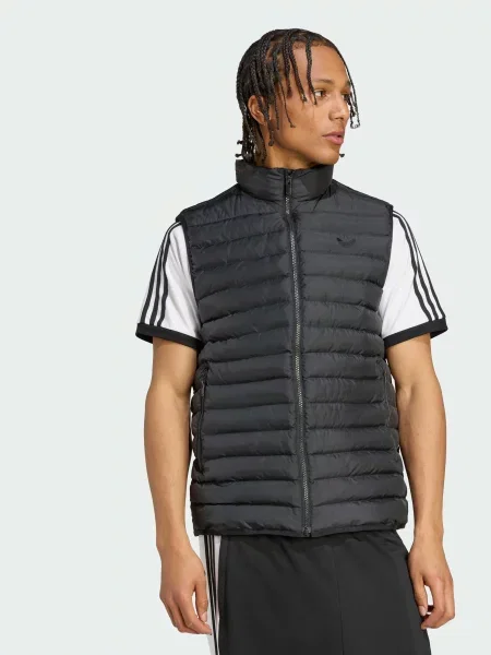 Утепленный жилет Adidas черный