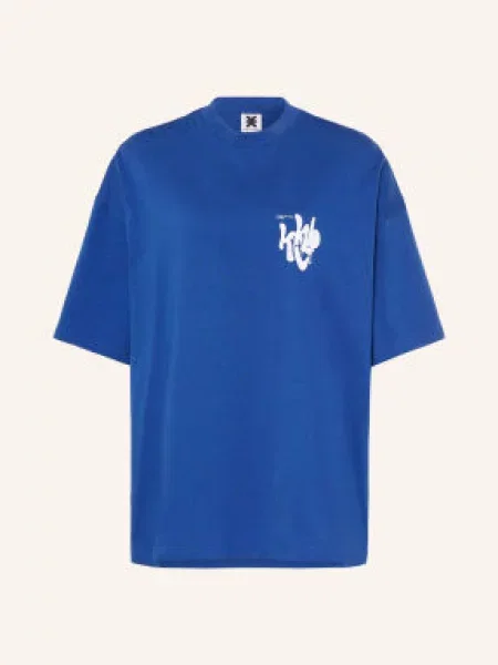 Karo Kauer Tričko Oversized modrá bílá