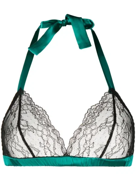 Sutien Gilda & Pearl cu perle verde