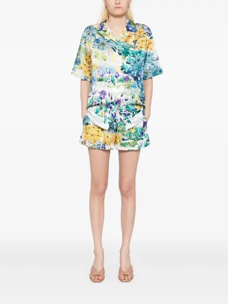 Szorty Mary Katrantzou białe