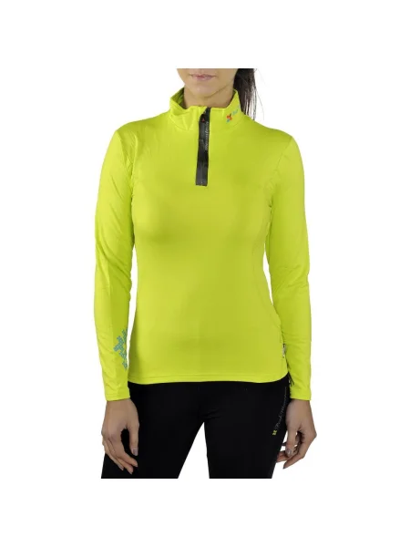 Tricou mânecă lungă Peak Mountain verde
