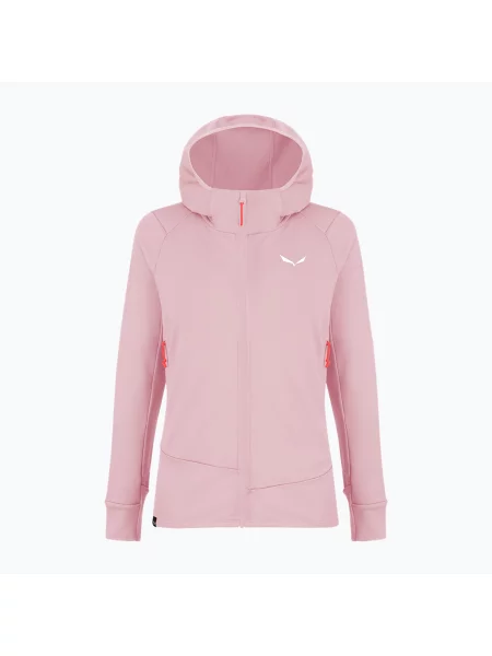 Treková mikina Salewa Puez PL Hooded zephyr růžová