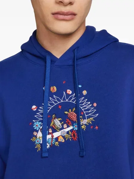 Sportske kratke hlače Nike s cvjetnim printom zelena