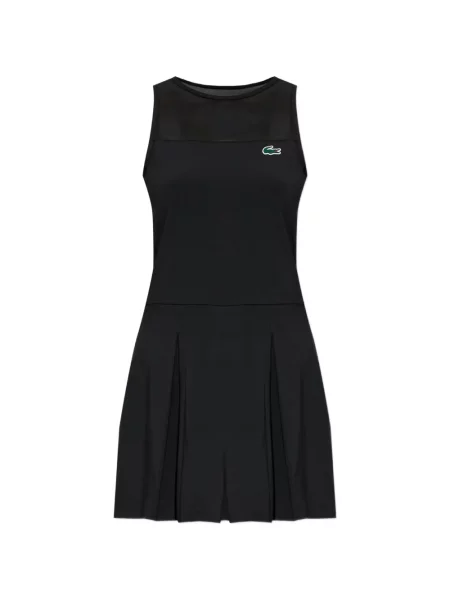 Rochie mini Lacoste plasă negru