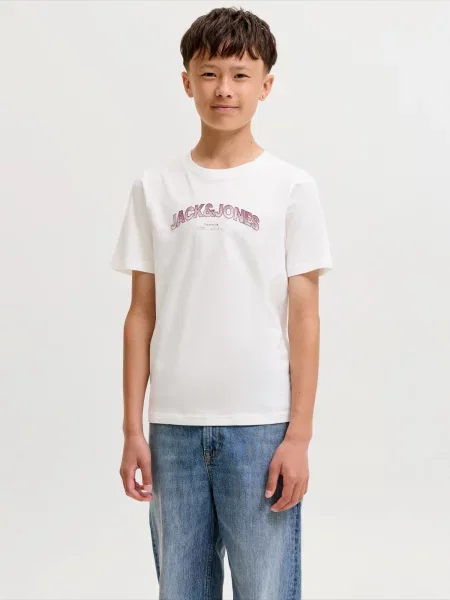Jack & Jones Junior Tricou JJAvery roșu vin alb