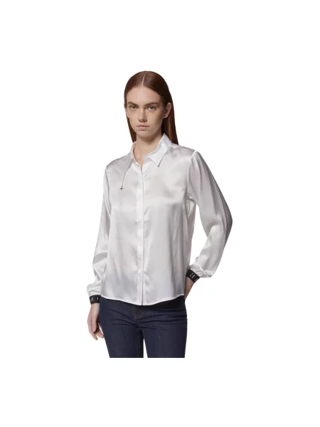 Satynowa koszula Richmond biała