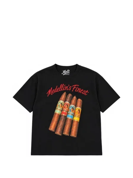 Tricou Melt cu imagine negru