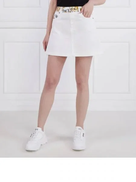 Versace Jeans Couture Fustă alb