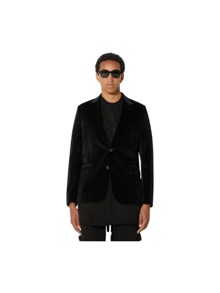 Paul Smith marynarka welurowa czarna