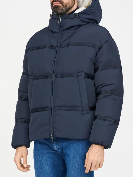 Пуховик Emporio Armani синій